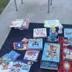 Books and game Boards, Puzzles