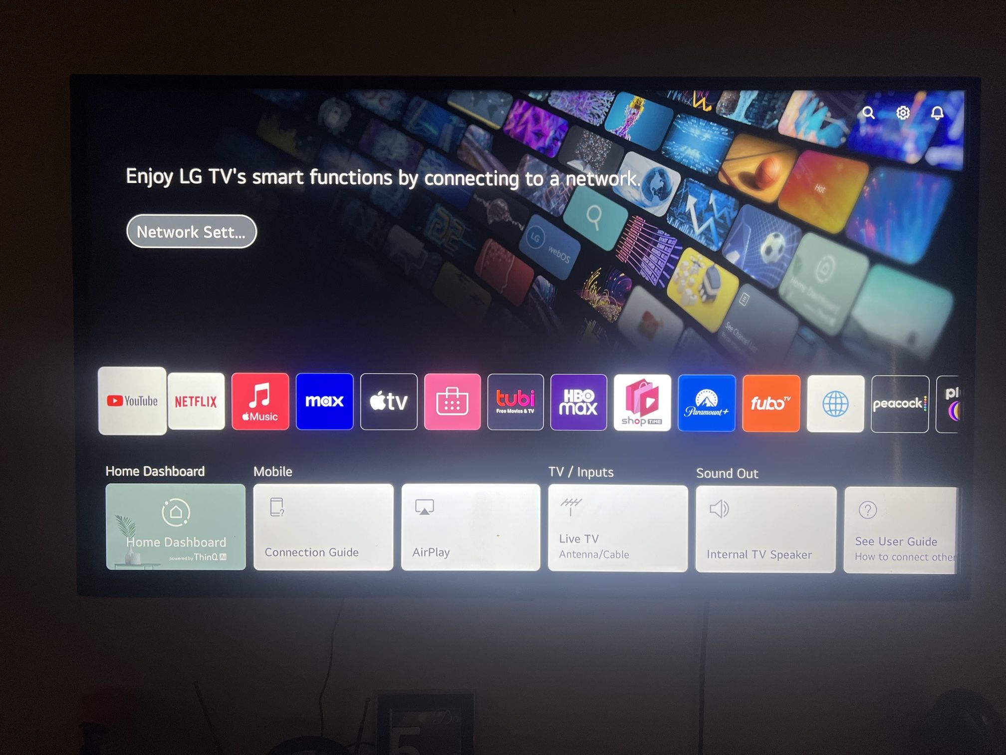 65 Inch LG Roku Tv With Remote