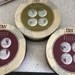 Boston Warehouse Porcelain Cheese plates