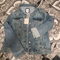 Women's Denim Jacket, Lauren Conrad Light Wash XL NWT, $50 obo