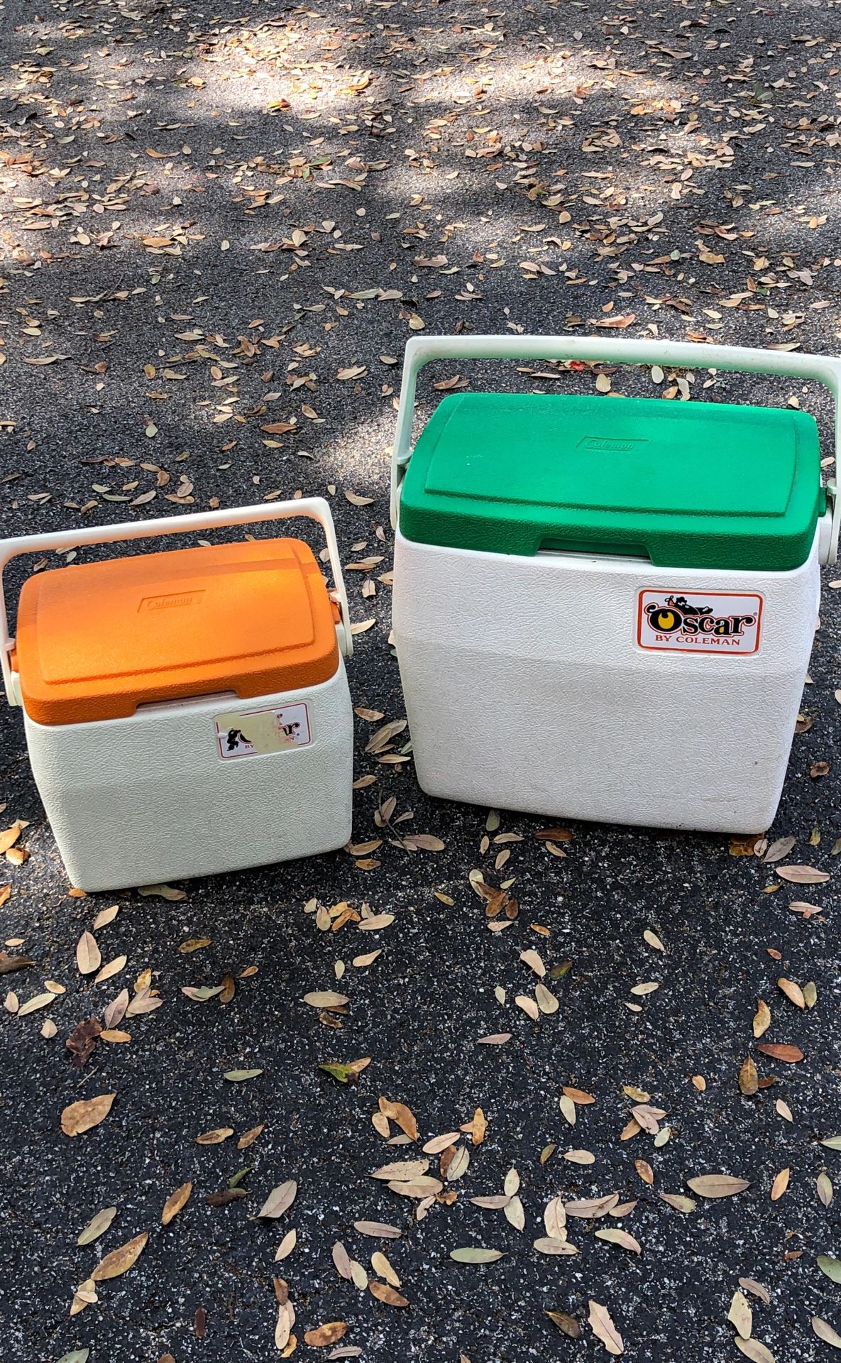 Coleman Oscar coolers retro vintage
