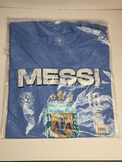 Lionel Messi AFA Blue Shirt Men's Size Large ~ New