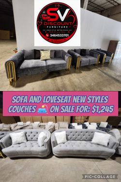 Sofa loveseat on sale brand new FURNITURE