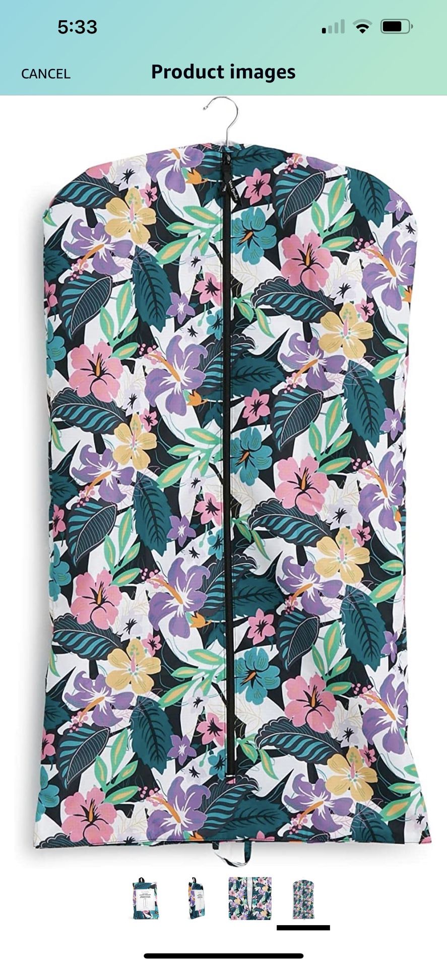 Vera Bradley Garment Bag
