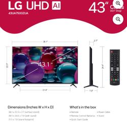 LG 43 Inch UHD Tv