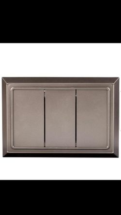 Hampton Bay Wired Door Chime in Brushed Nickel. HB-2749-03