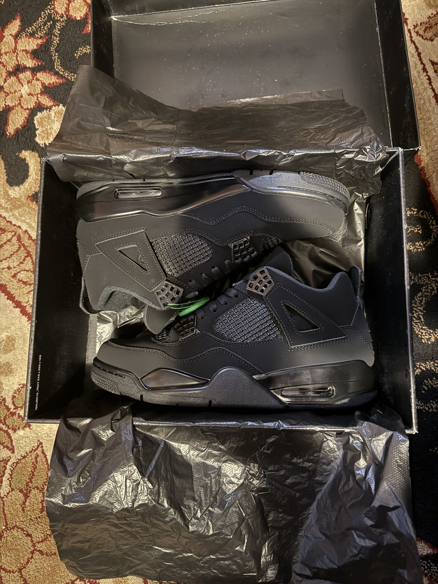 Jordan 4s Retro “black Cats” Size 10
