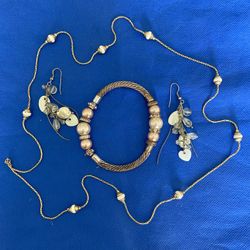 Necklace And Earrings & Bracelet