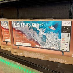 43” Lg Smart 4k LED Uhd Tv 