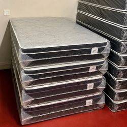 Full Size Mattress Pillow Top 14” – High Quality & Comfort | Factory Fresh & Sealed | Same Day Delivery Available