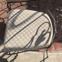 Six Chairs With Glass Table With Marble