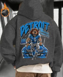 Detroit Lions Set Hat And Sweater