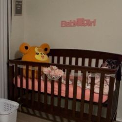 Brown Crib