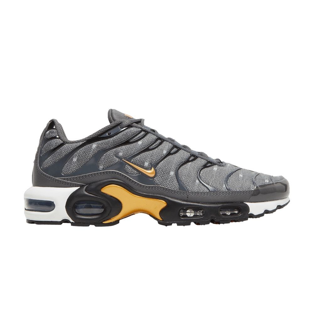 Nike Air Max Plus Se Iron Grey-Metallic Gold-Black Mens Sz 13