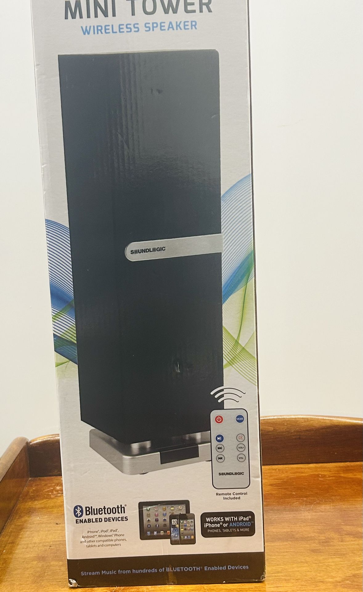 Brand New Bluetooth Mini Tower With Remote