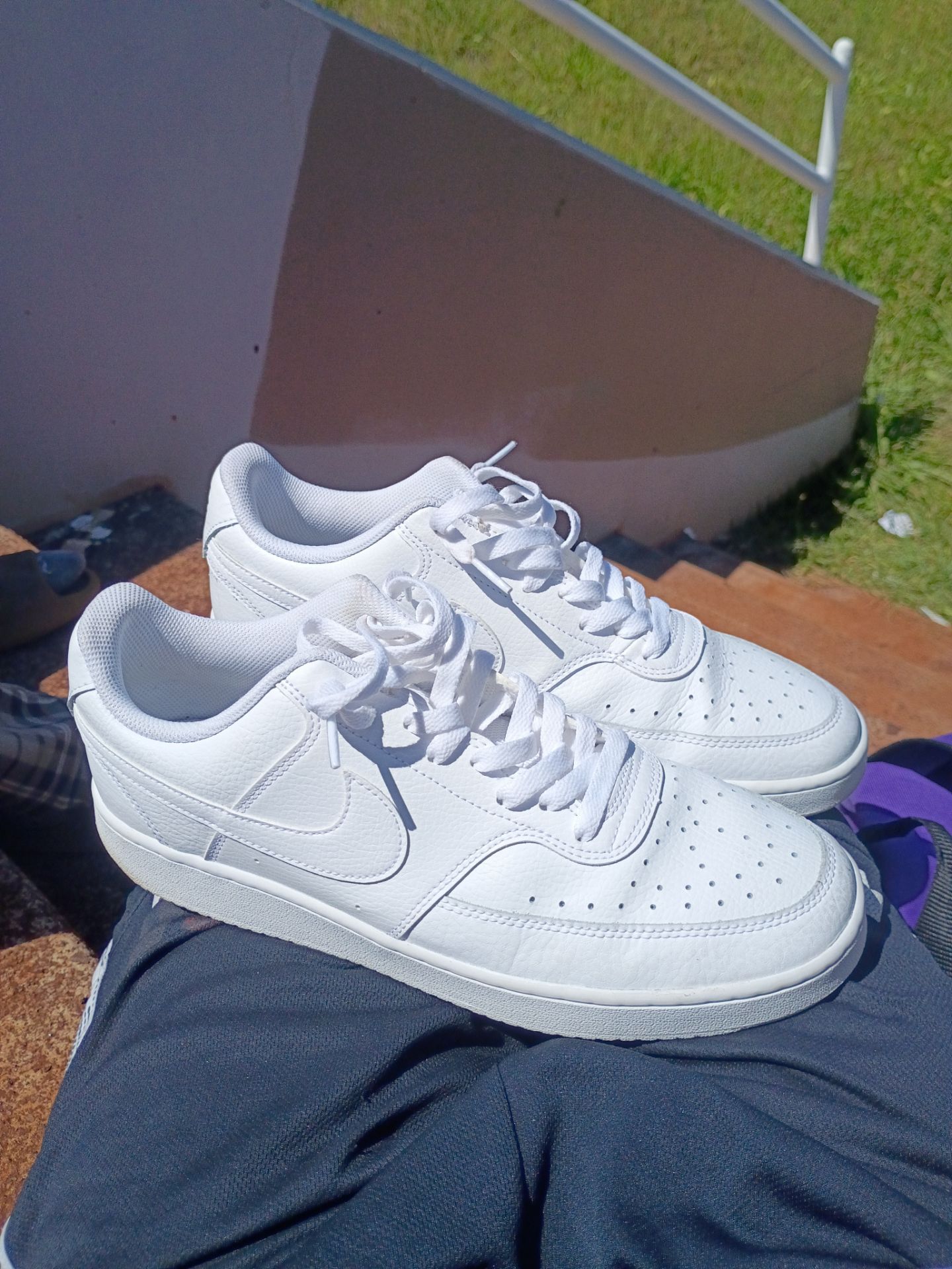 White Air Force 1s