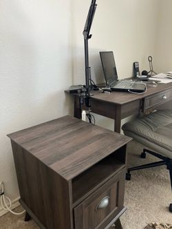 Desk drawer end table