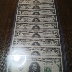 UNCIRCULATED MONEY....CONSECUTIVE ORDER 