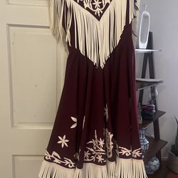Vestido De Folclor De Tamaulipas
