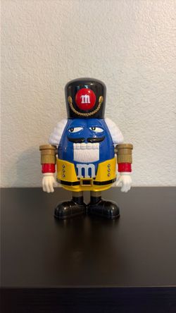 Vintage blue m&m nut cracker dispenser
