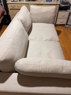 Cozey Ciello Collection Loveseat – Cream