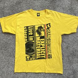 🔴Wu-Tang Shirt Size Large Slang Editorial Cappadonna Rare WuTang Yellow