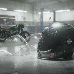 Bell Bullitt Carbon Helmet / Size Med. 