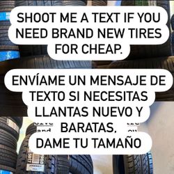 Brand New Tires For Fair Price.