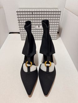 NEWBELLA Women's Slip-On Kitten Heel Knee Size 8