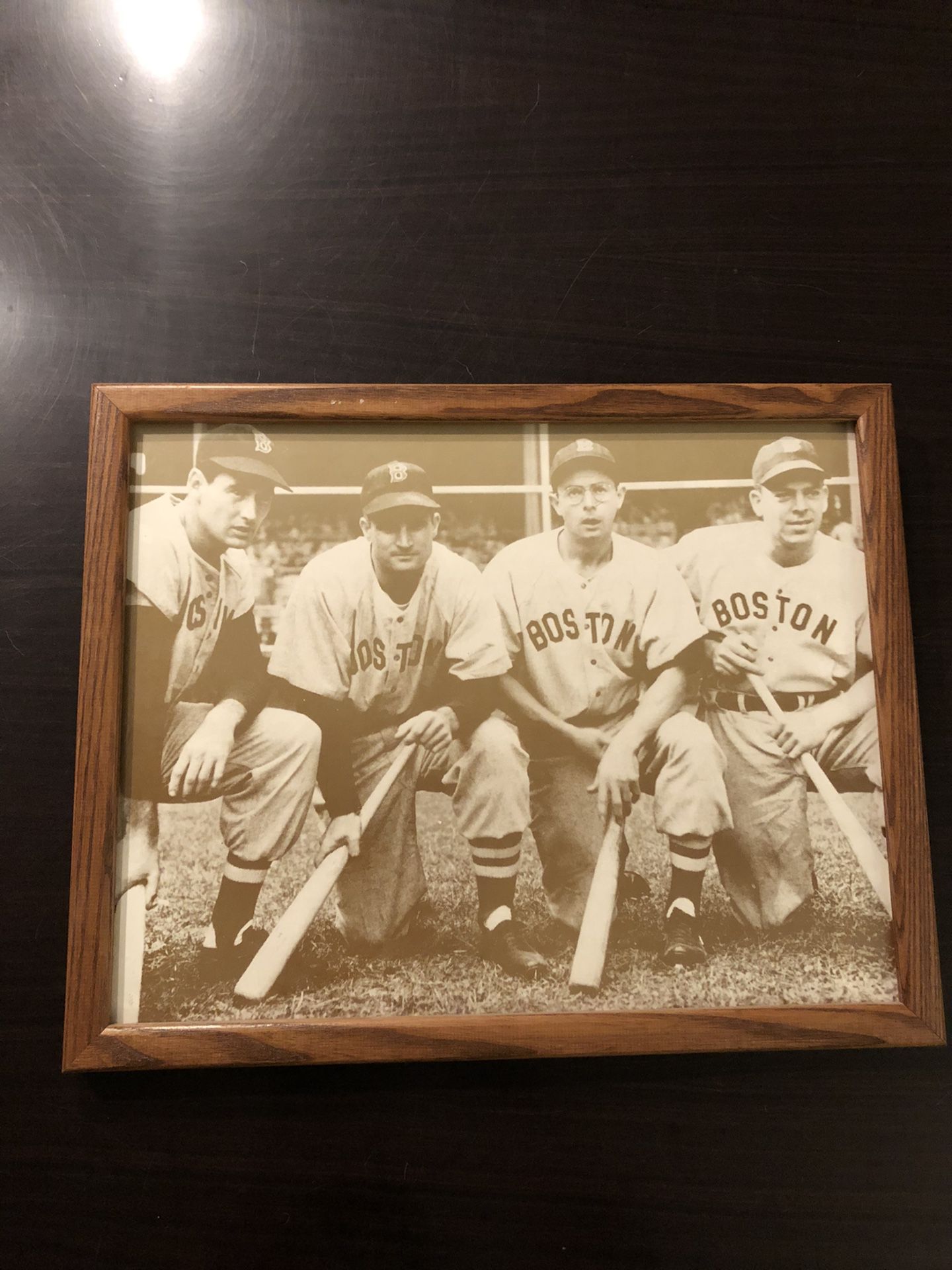 Framed Red Sox Picture
