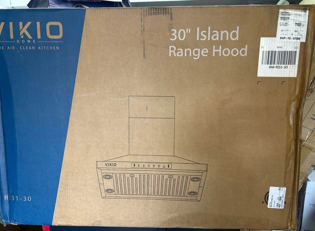 New 30 In Range Hood For Kitchen Island 