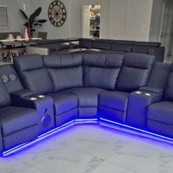 New Sectional With Led In Box 📦 Buy Now Pay Later $39 Down 
