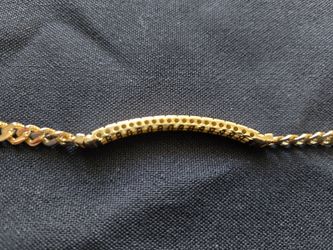 14k mens bracelet.