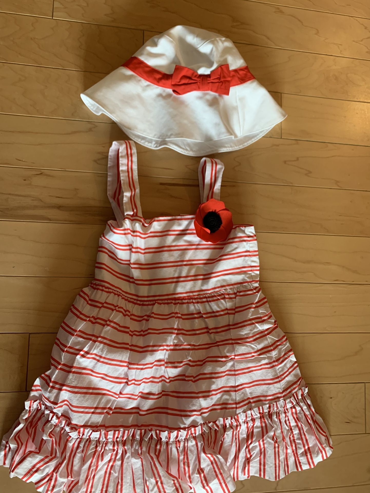 Janie And jack party Birthday Dress With Hat, 3T 