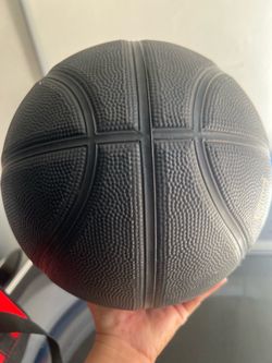 Black Rubber Basketball