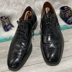 Church's Custom Grade Black Wingtips Size 13 D rare made in England