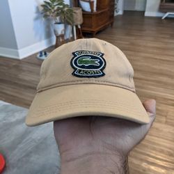 Supreme x Lacoste Dad Hat Tan