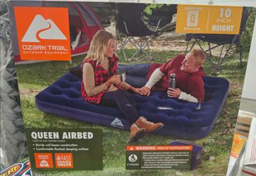 Ozark Trail Air Mattress Queen W/Antimicrobial Coating 80 In X 60 In X 10 In