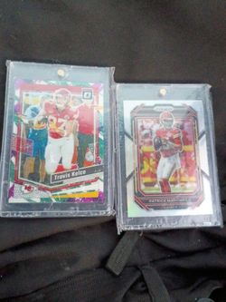 Patrick Mahomes & star rookie card