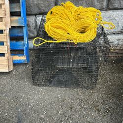 2 Shrimp Pots With Rope!