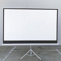 New in box $60 Tripod Stand 100” Projector Screen 16:9 Ratio Projection Home Theater Movie 87x49” View Area 