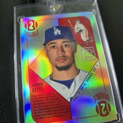 Topps Baseball Cards Mookie Betts Refractor 
