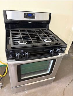 Whirlpool 30” Stainless Steel Gas Range – $450