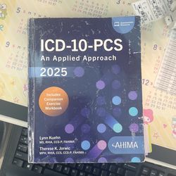 icd10 pcs 2025 book Ahima