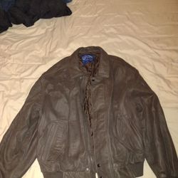 Saville Row Genuine Leather Jacket XL 