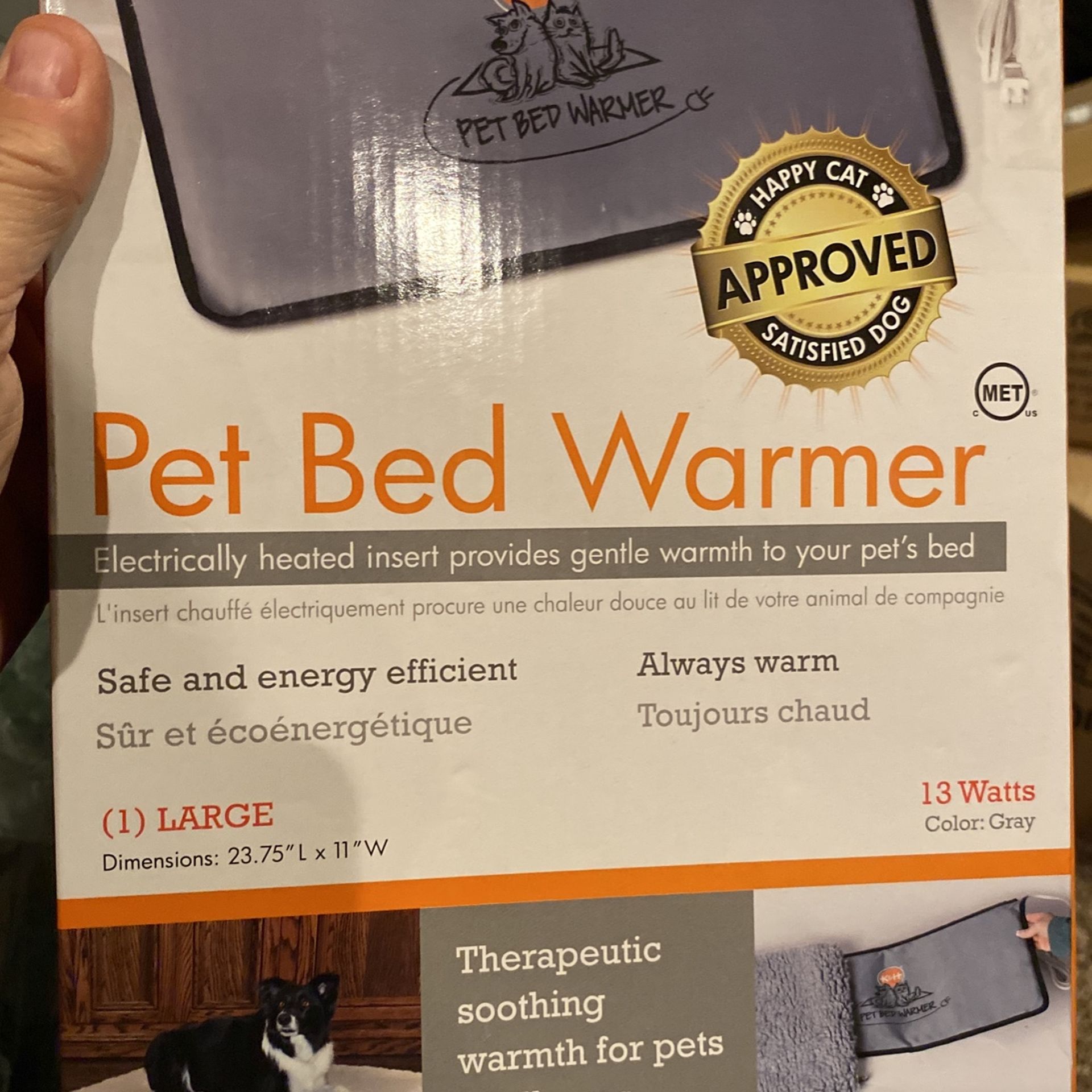 K&H Pet Products Pet Bed Warmer, Gray Large for Sale in Laveen Village