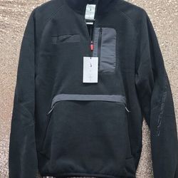 Travis Scott https://offerup.com/redirect/?o=Q0FDVC5VUw== CORP x Nike 1/4 Zip Fleece Jacket "Phantom" Size M