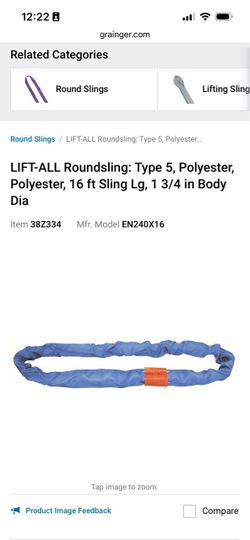 Sling used