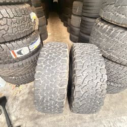 285/75/16 BFG KO2 70-80% Tread (2)