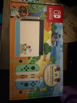 Nintendo switch Animal Crossing Edition
